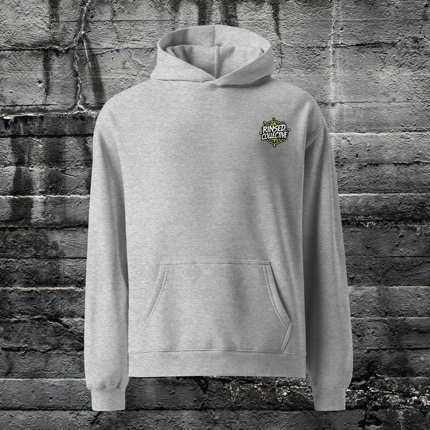 Classic Green Slime Logo - Oversized Hoodie