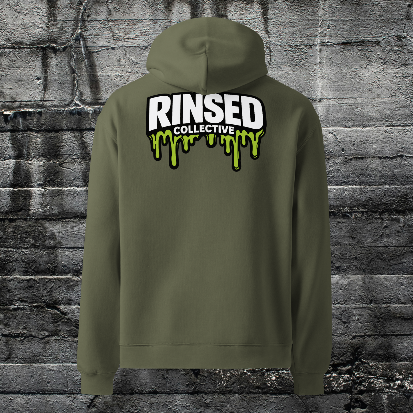 Classic Green Slime Logo - Oversized Hoodie