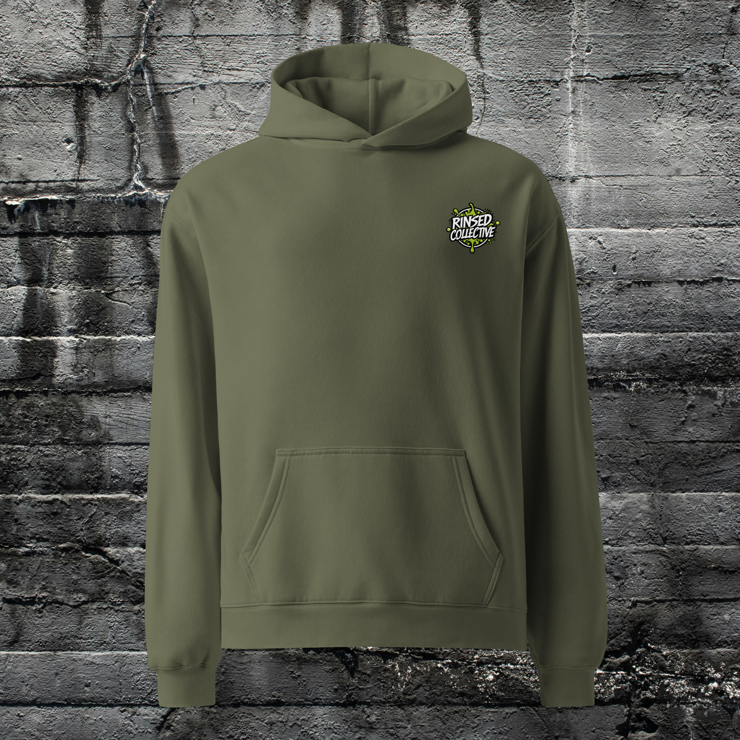 Classic Green Slime Logo - Oversized Hoodie