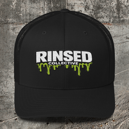 Classic Green Slime Logo – Embroidered Trucker Hat