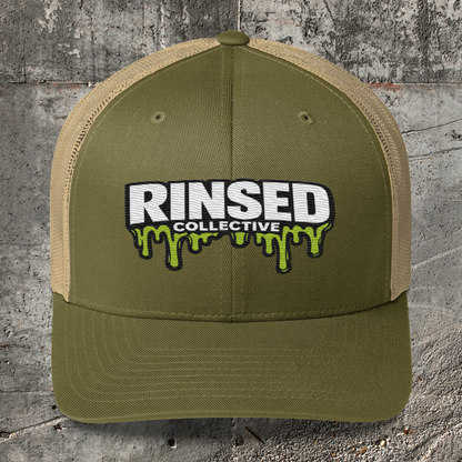 Classic Green Slime Logo – Embroidered Trucker Hat