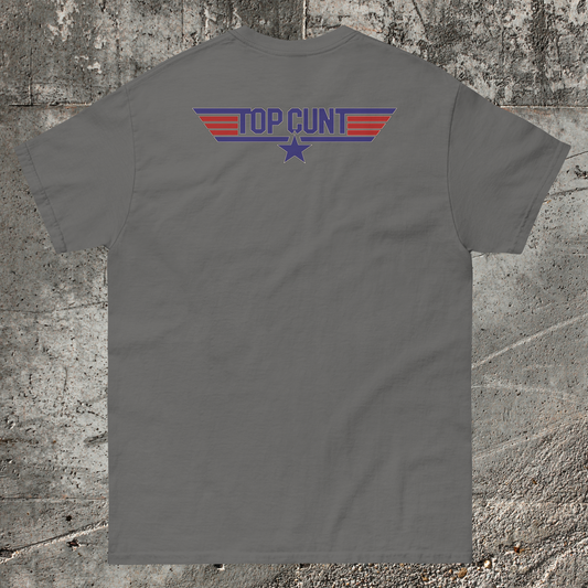 TOP C#NT – Blue & Red Logo Graphic Tee