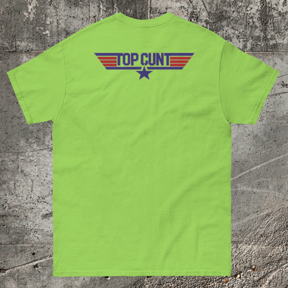 TOP C#NT – Blue & Red Logo Graphic Tee